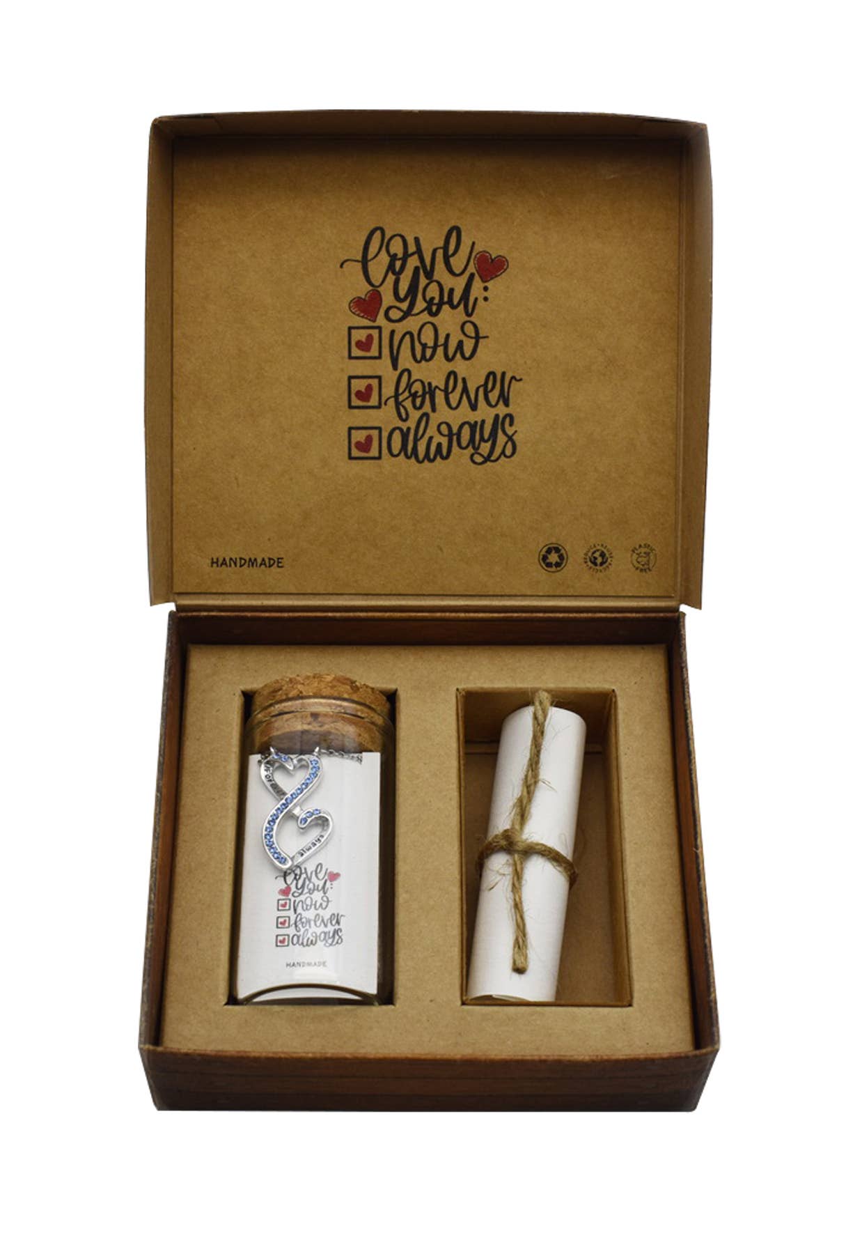 Quan Jewelry - Wholesale Pendant/Charm Necklace - Yana 2 Infinity Hearts Penda Gift for Special Someone