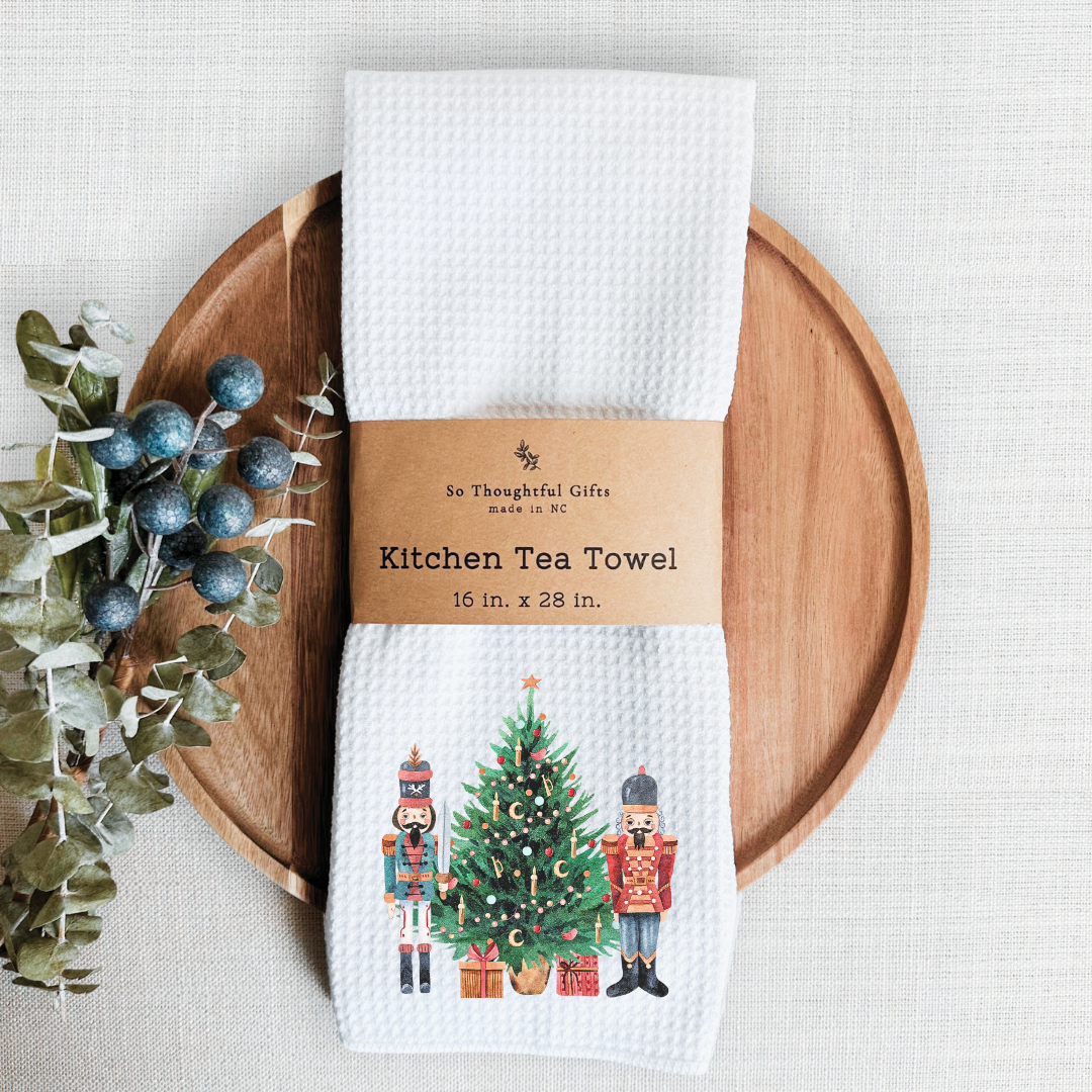 So Thoughtful Gifts - Wholesale Tea Towel - Christmas Dish Towel - Nutcracker | Kitchen Towel1