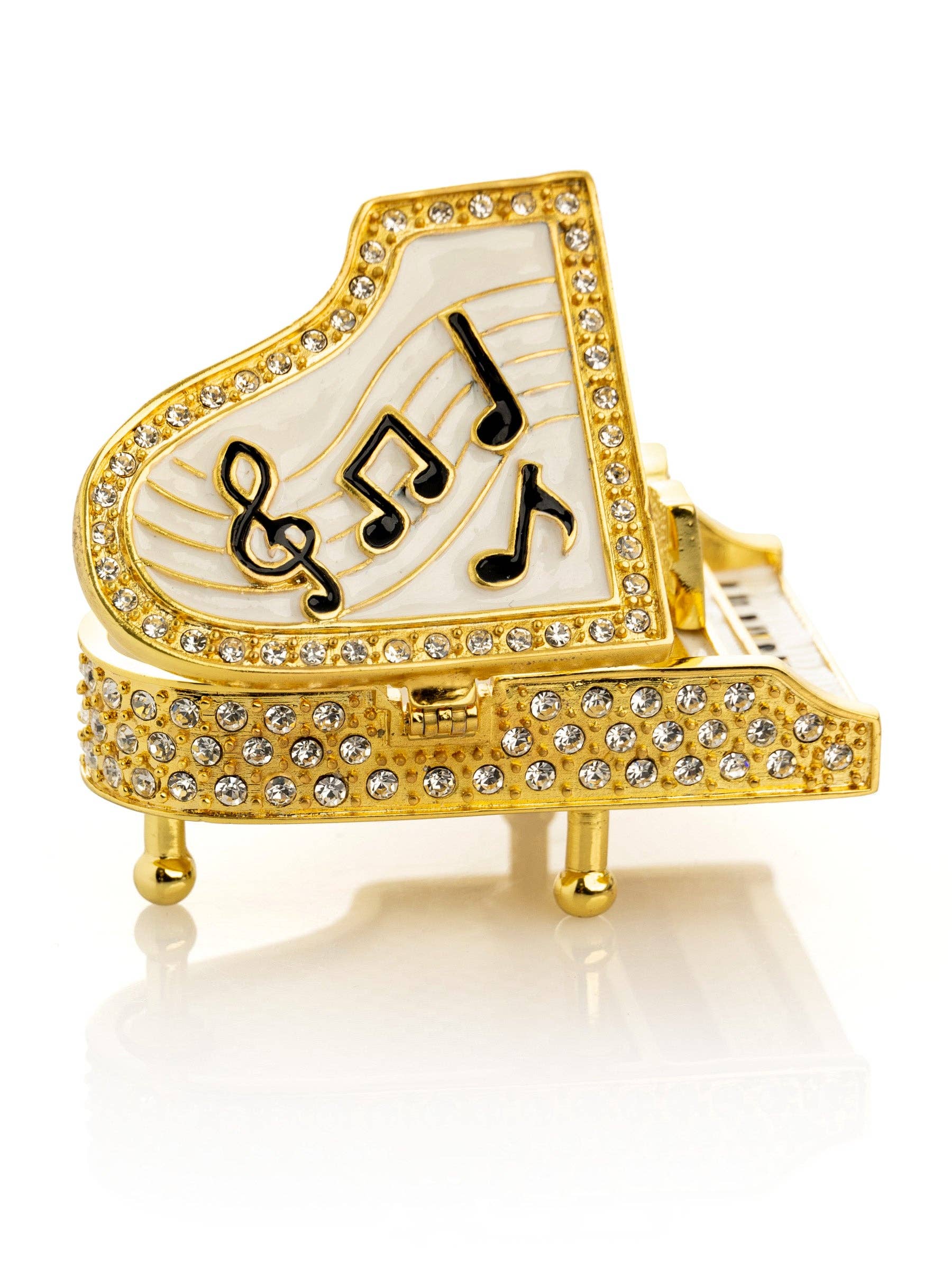 Keren Kopal - Wholesale Jewelry Box/Organizer - Golden White Piano4