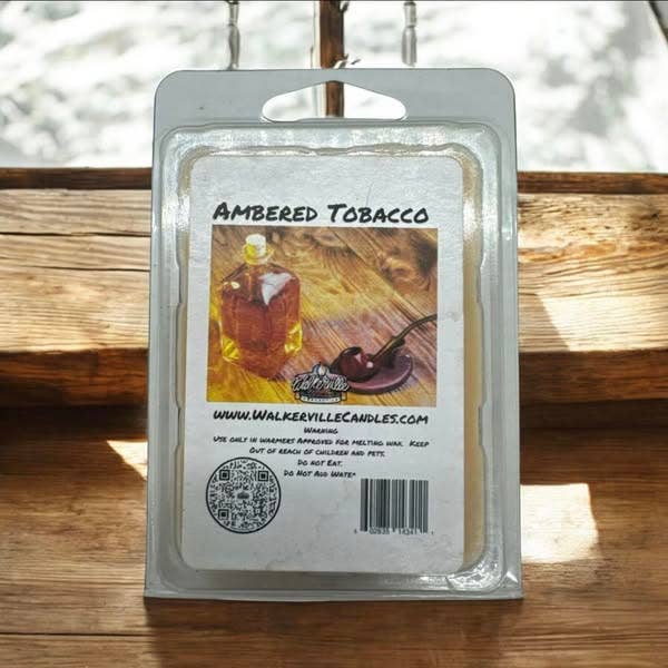 Ambered Tobacco Eco-friendly Melt/Bar for wholesale by Walkerville Candles