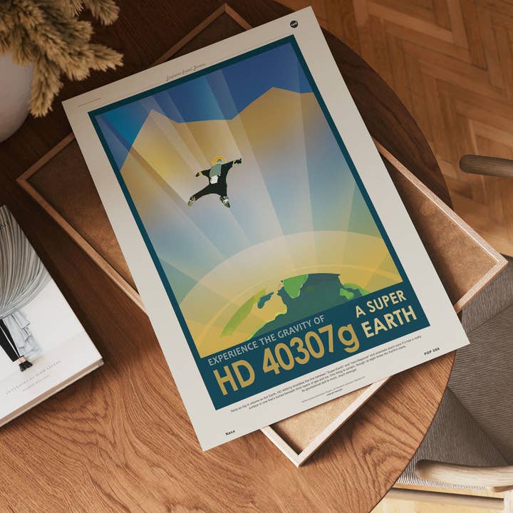 On The Wall Art Ltd - Vente Poster - HD40307g Impression d'affiche artistique Super Earth Nasa Space Exploration 30 x 40 cm