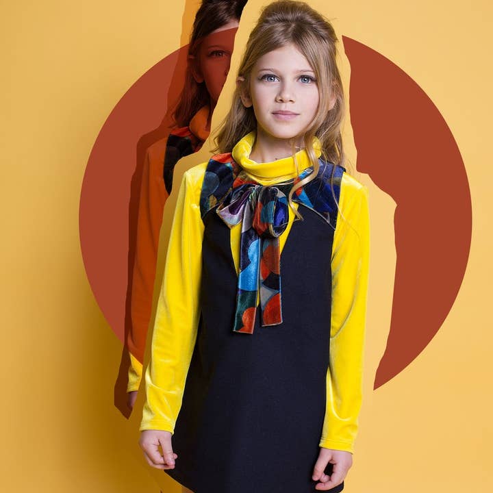 Gul Velvet rullekrave for engroshandel hos SUOAK