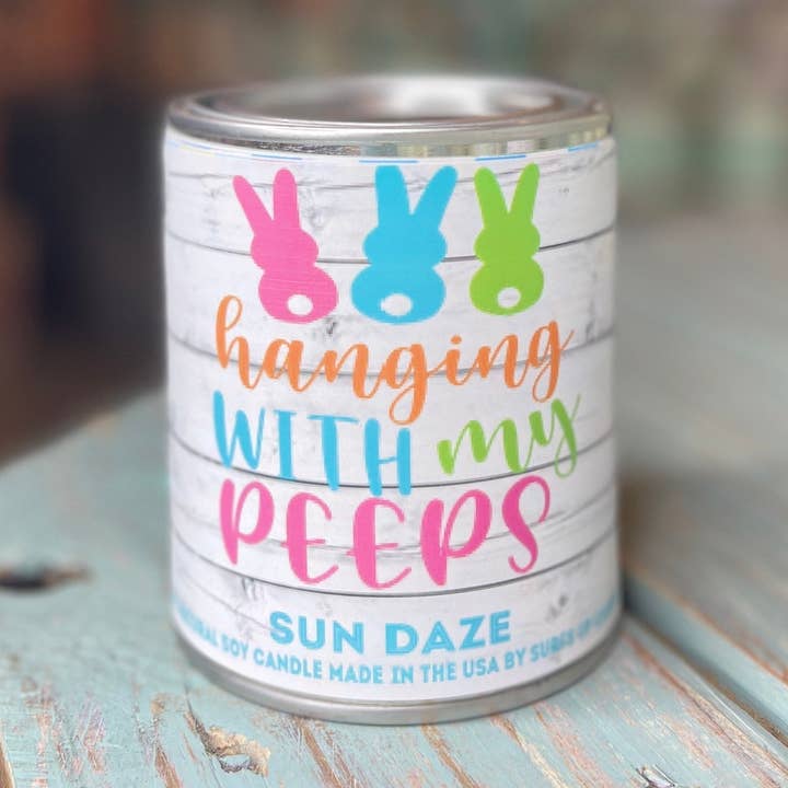 Hanging Sun Daze Paint Can Candle - Easter Collection for wholesale by Surfs Up Candle