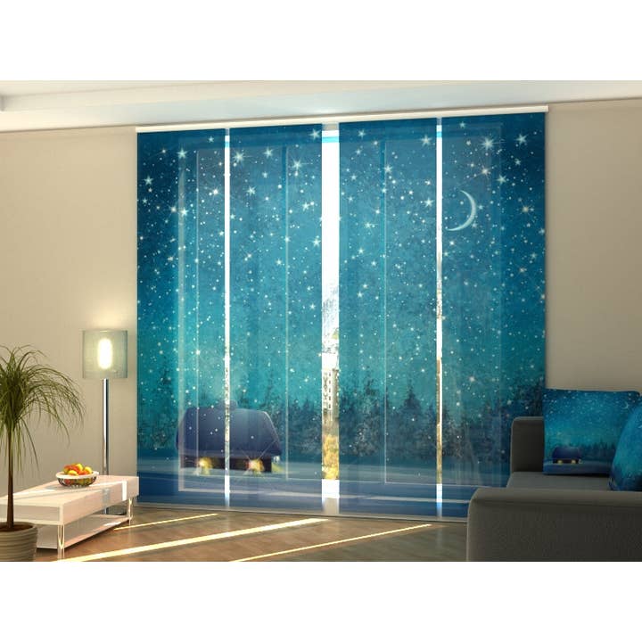 Set of 4 Starry Winter Sky Panel Tents for wholesale by IlyDecor