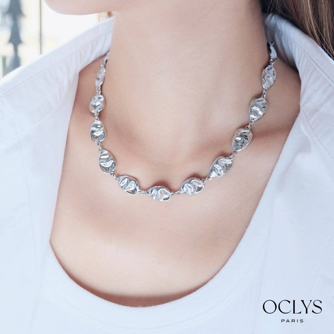 Oclys - Wholesale Link & Chain Necklace - Taly stainless steel oval chain necklace4