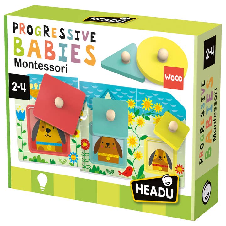 Progressive Babies Montessori - Educational Toy for Toddlers for wholesale by Headu USA