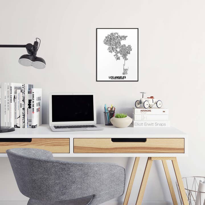 Damon D Chan – Großhandel Karten – Typografischer Kartendruck der kalifornischen Nachbarschaft3