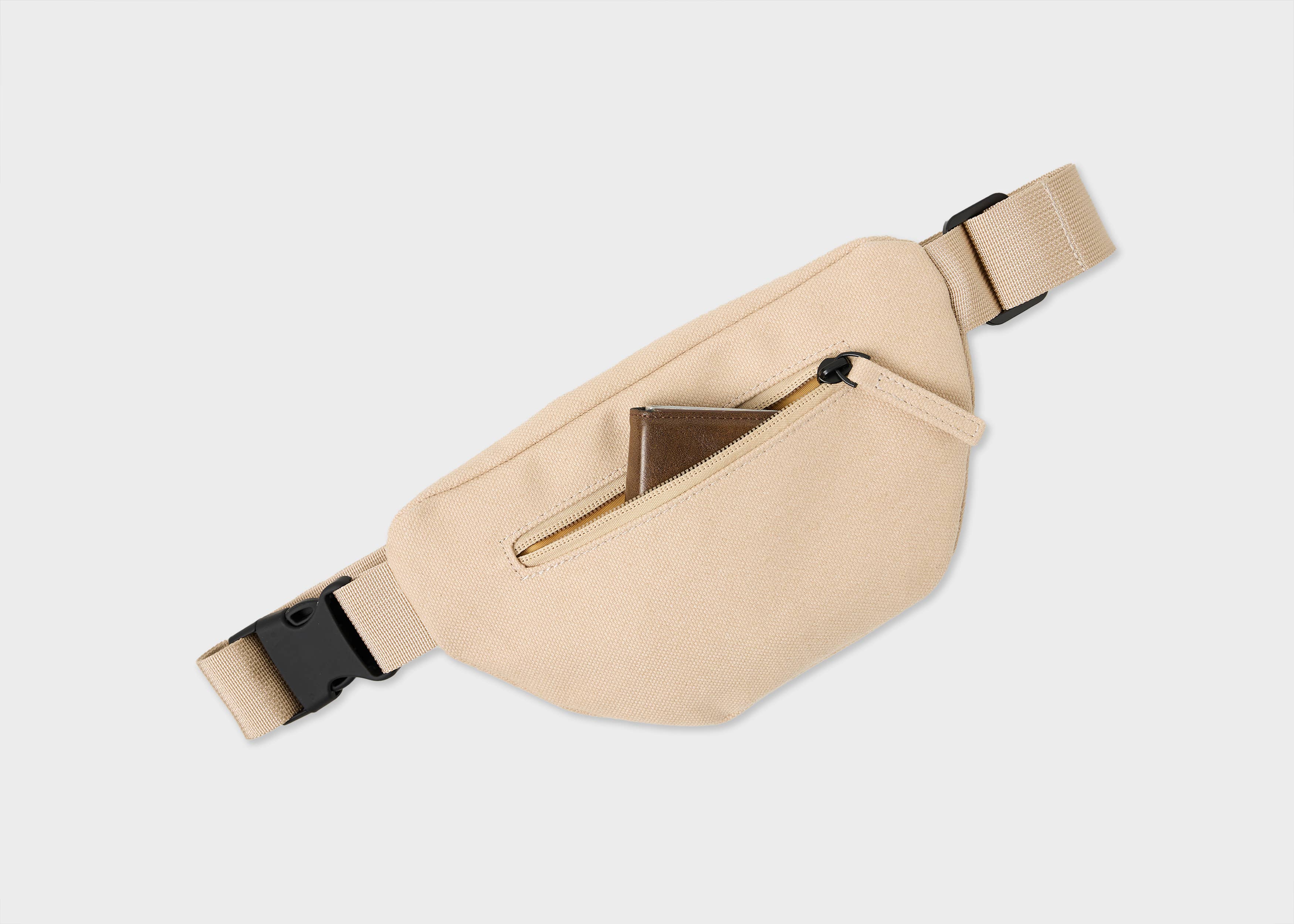 8000Kicks - Vente Sac ceinture – unisexe - Sac à bandoulière Hemp Beige1