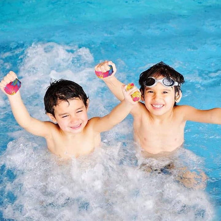 4E's Novelty - Wholesale Beach/Pool Toy - Kids & Baby - 4E's Novelty Quick Fill Magnetic Reusable Water Balloons - 24 Pack for Endless Summer Fun4