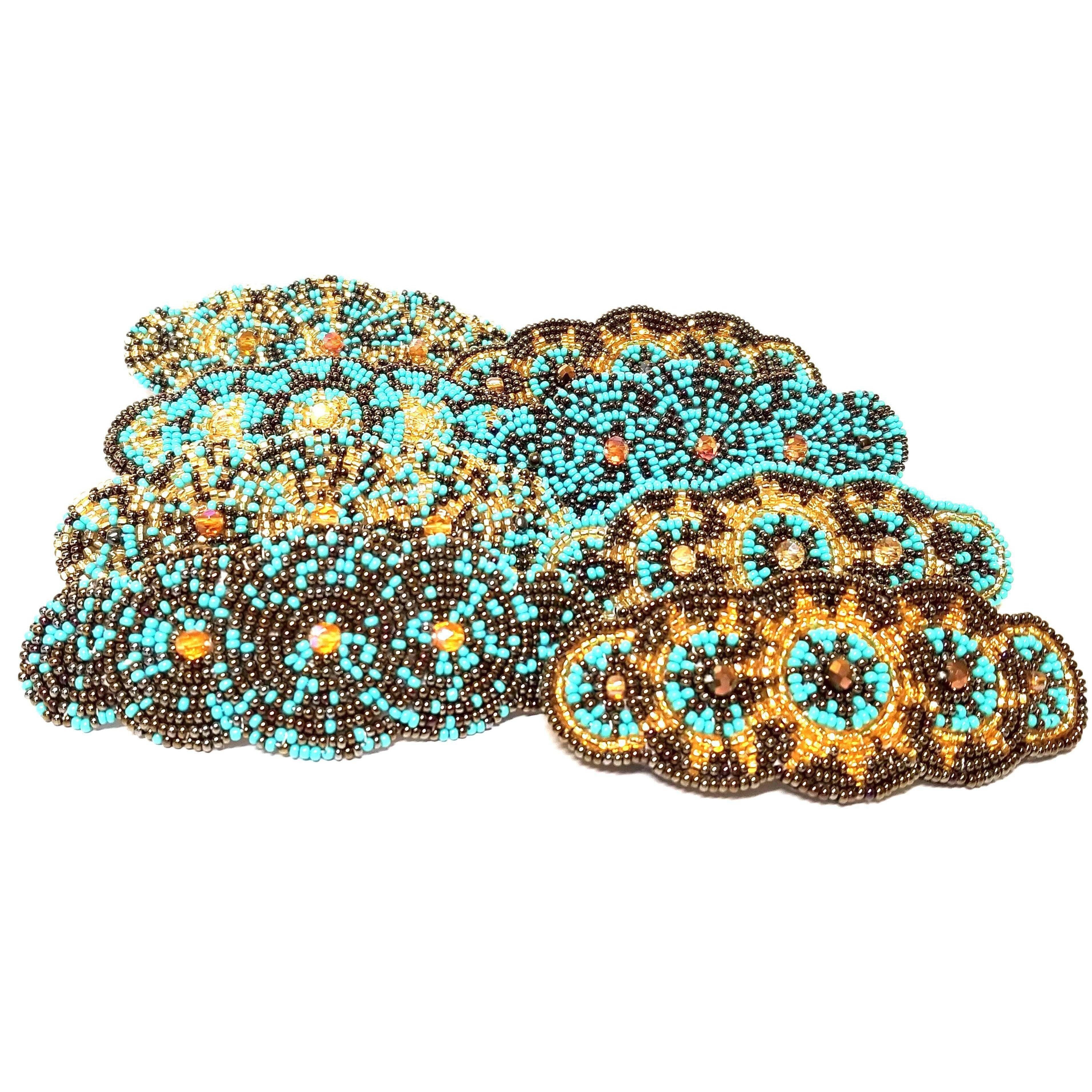 Lumily - Wholesale Barrette - Women's - Andrea Seed Bead Hair Barrette - Guatemala2