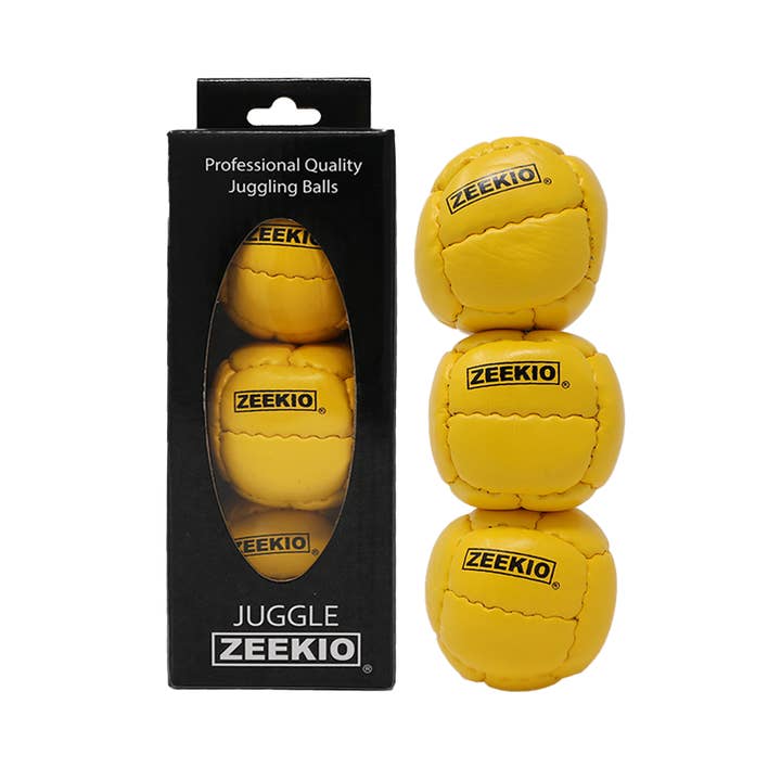 YoYoSam Wholesale - Wholesale Sportieve accessoires - Zeekio Galaxy Jongleerballen - Premium 12 Panelen Echt Leren Ballen - 130g - 67mm - Set van 3 Zeekio