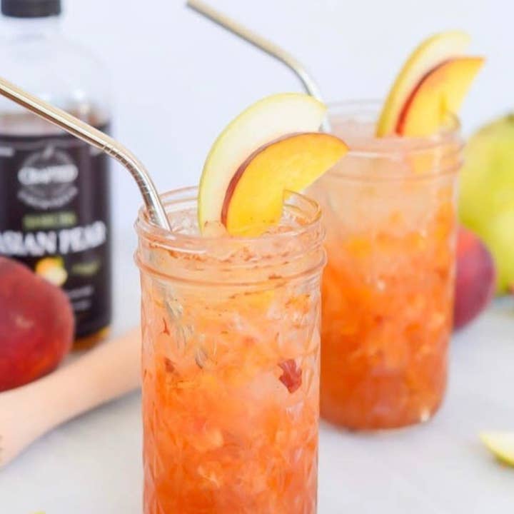 Crafted Cocktails - Wholesale Cocktail Mix/Syrup - Asian Pear Shrub - Cocktail Enhancer & Soda Flavoring