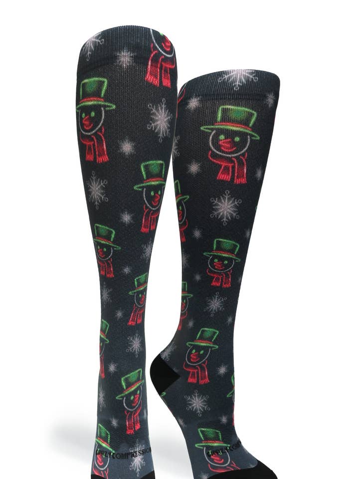 360 Glow Frosty OTC kompressionsstrumpor (standard och extra breda) för wholesale av Crazy Compression