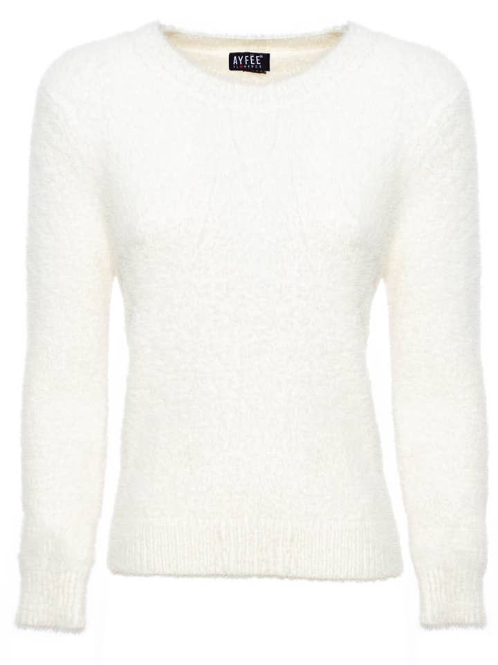 Effen gekleurde trui, 2 maten, 100% polyester, niet geverfd, gemaakt in PRC voor wholesale door Ayfee