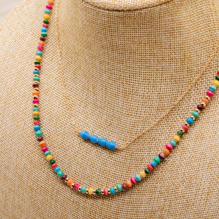 The Bead Project by TWOPU - Wholesale Beaded/Pearl Necklace - Layering Mini Beads Necklace8