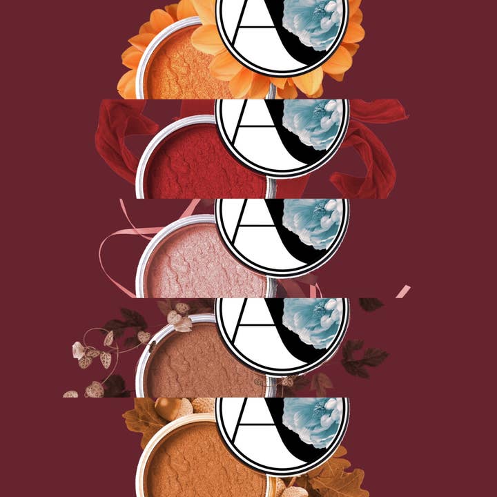 Coleção Fall Highlighter por atacado de Aeva Beauty