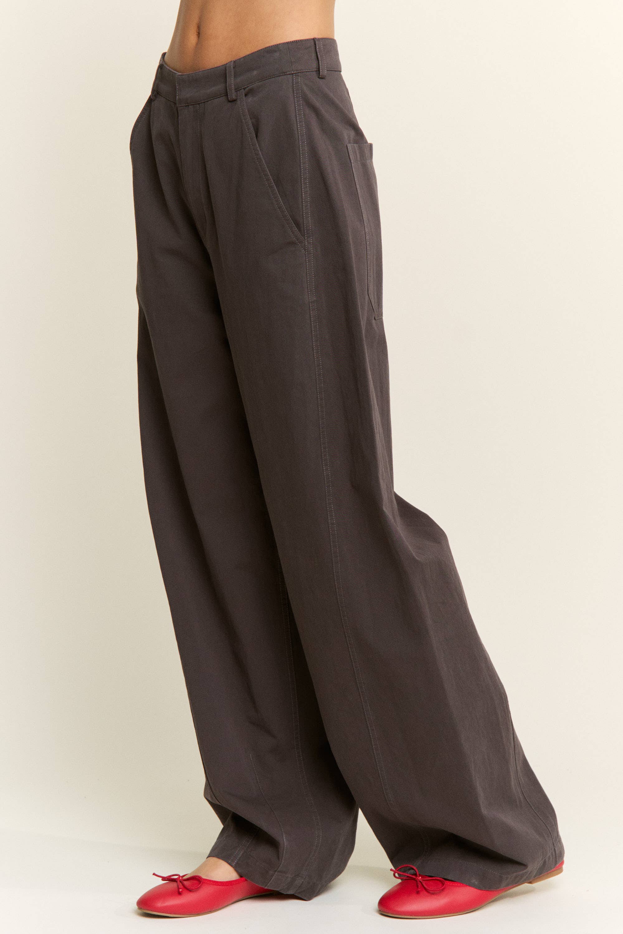 CANDESCENT - Wholesale Pants - Women's - High Rise Wide Leg Relaxed Pants8