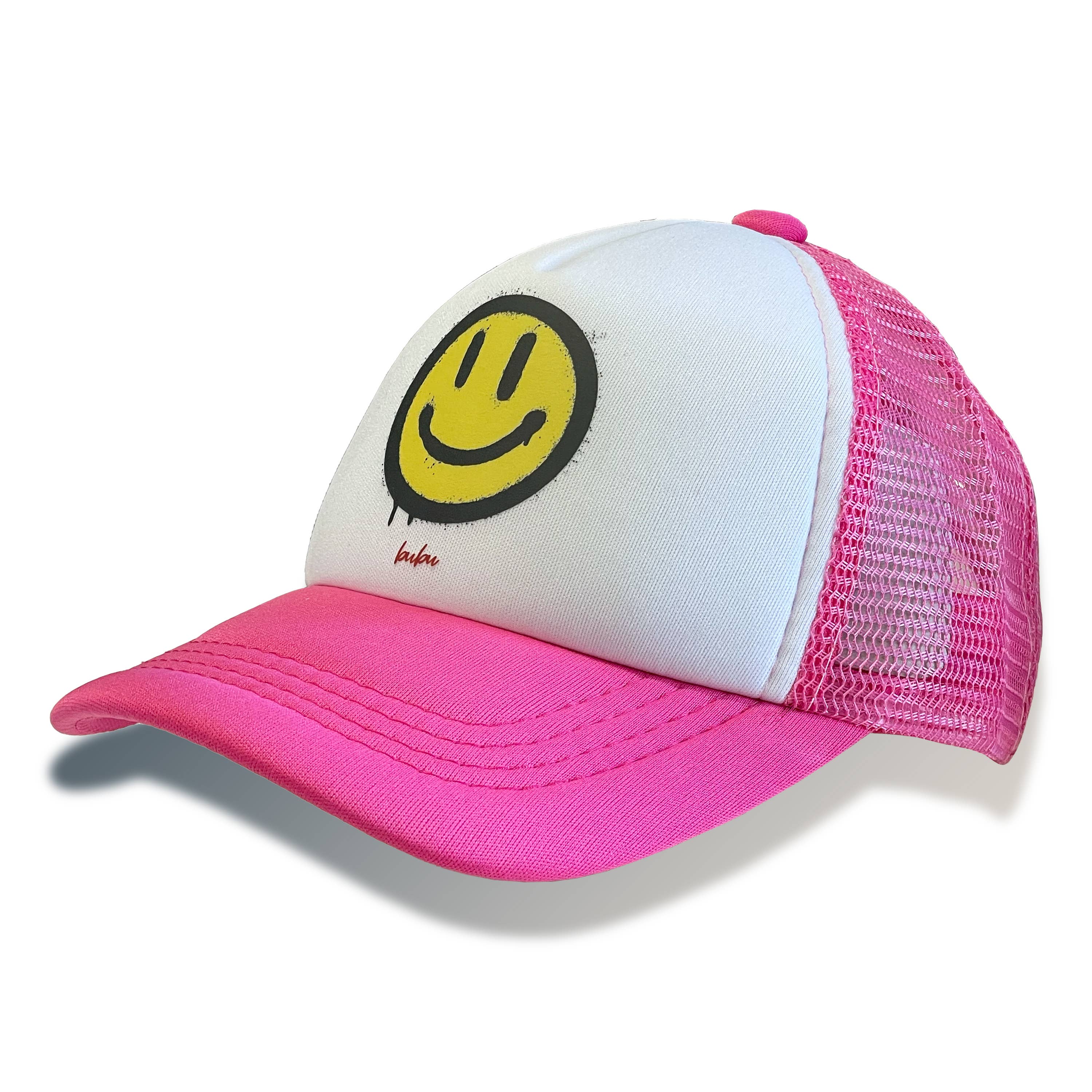 Bubu - Wholesale Trucker Hat - Unisex - All Smiles Smiley Face Trucker Hat5