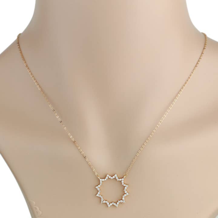 Collar en tono plateado, rosa o dorado. para venta al por mayor de United Elegance