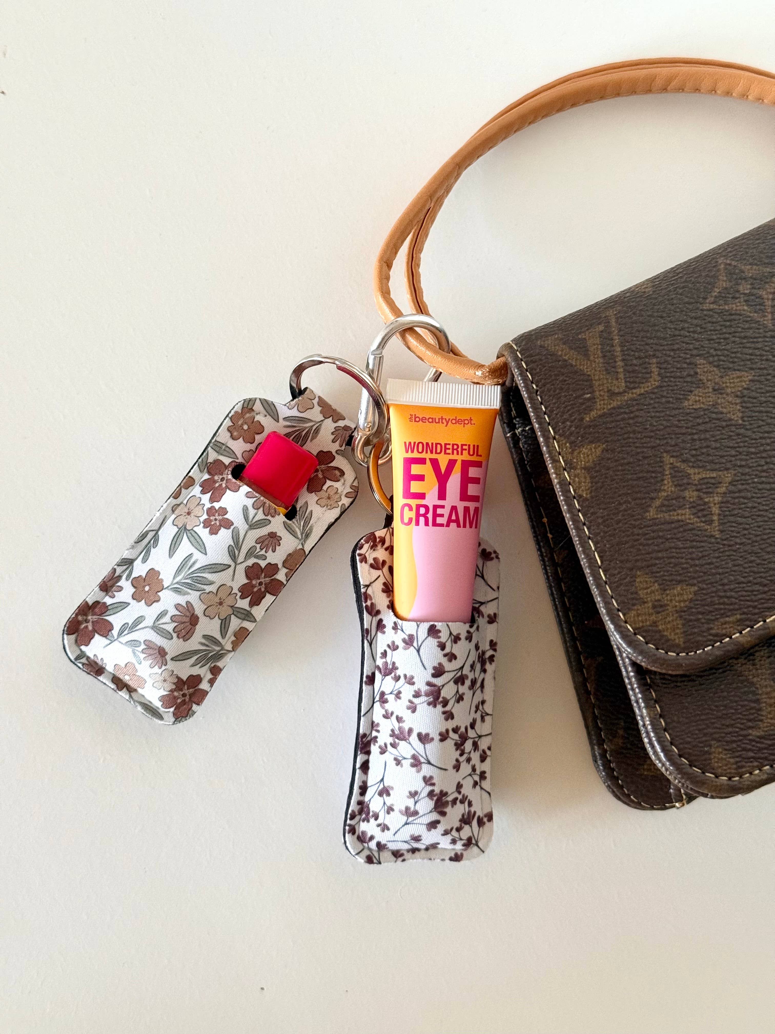 the cute cloud – wholesale Lip balm case/holder – Lipstick/balm/gloss Keychain Chapstick 72 patterns neoprene2