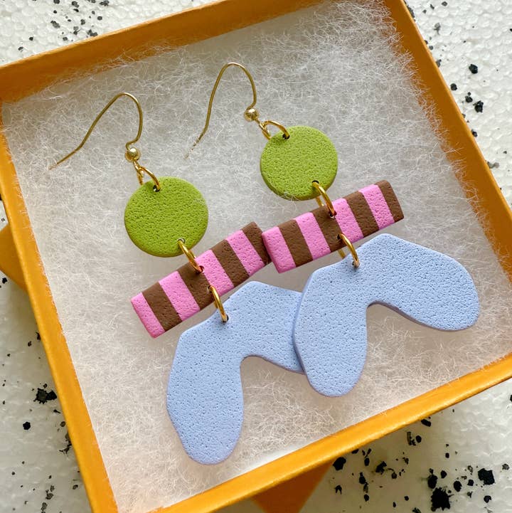 Lemon Lee Studio - Wholesale Dangle Earrings - Margot Wiggle Earrings0