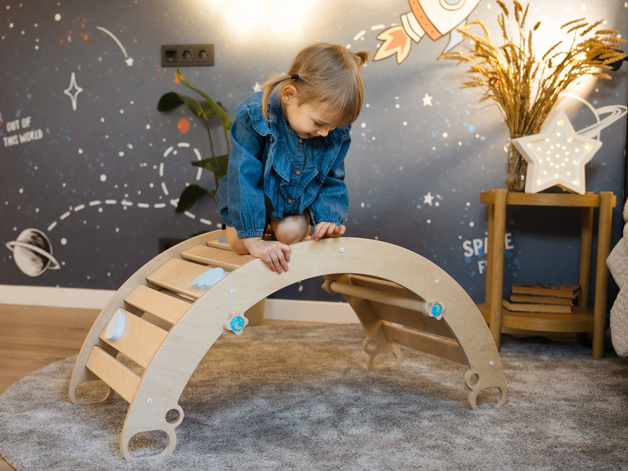 HappyMoon - Wholesale Wood Toy - Kids - Happymoon®  Climbing Arch, Ramp For A Climber, Rocker-Arch6