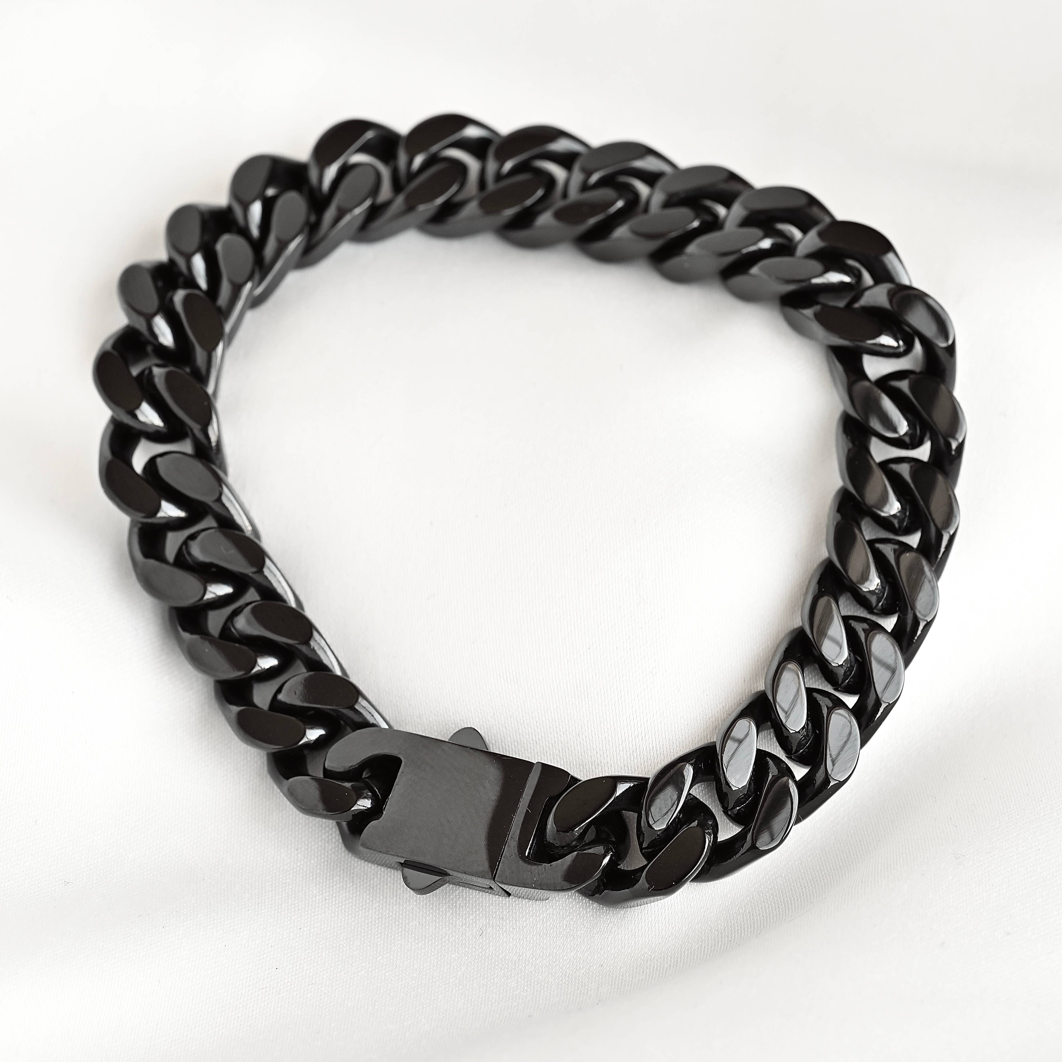 Blueyejewelry - Wholesale Link & Chain Bracelet - Men's Curb Chain Bracelet - Cuban Chain Bracelet for Men10