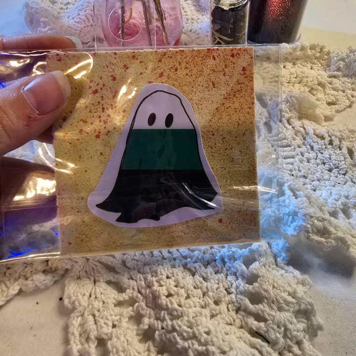 Chaotic Crystal Chick Co. - Wholesale Sticker - Neutrosis Ghost Sticker