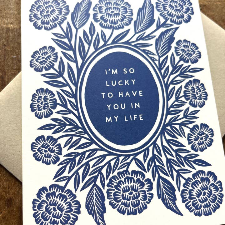 Katharine Watson - Wholesale Love Card - "I'm So Lucky to Have You in My Life," Greeting Card5