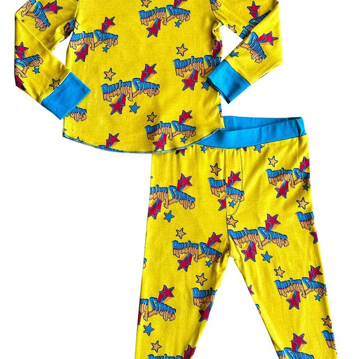 Rolling Stones Long Sleeve Thermal Set for wholesale by Rowdy Sprout