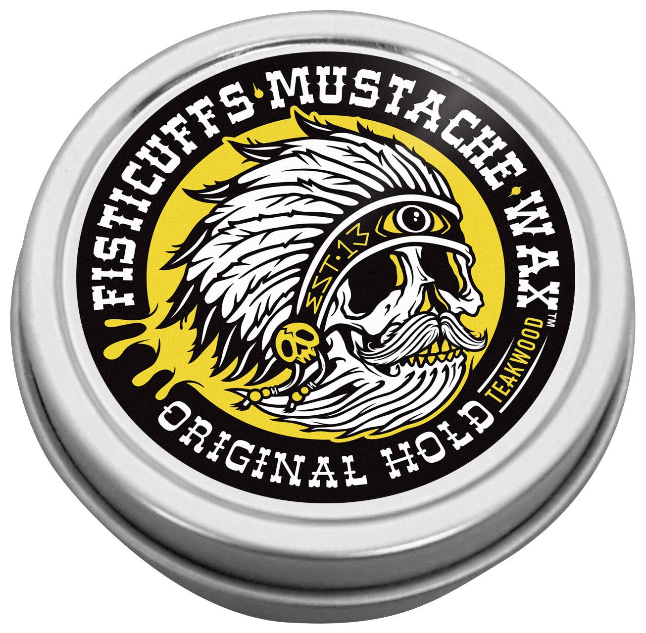 Grave Before Shave - Wholesale Hair Wax - Men's - Fisticuffs Mustache Wax 1 oz. round tin2