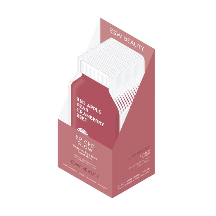 ESW Beauty - Wholesale Skincare Face Mask - Spiced Glow Raw Juice Mask Filled PDQ Display