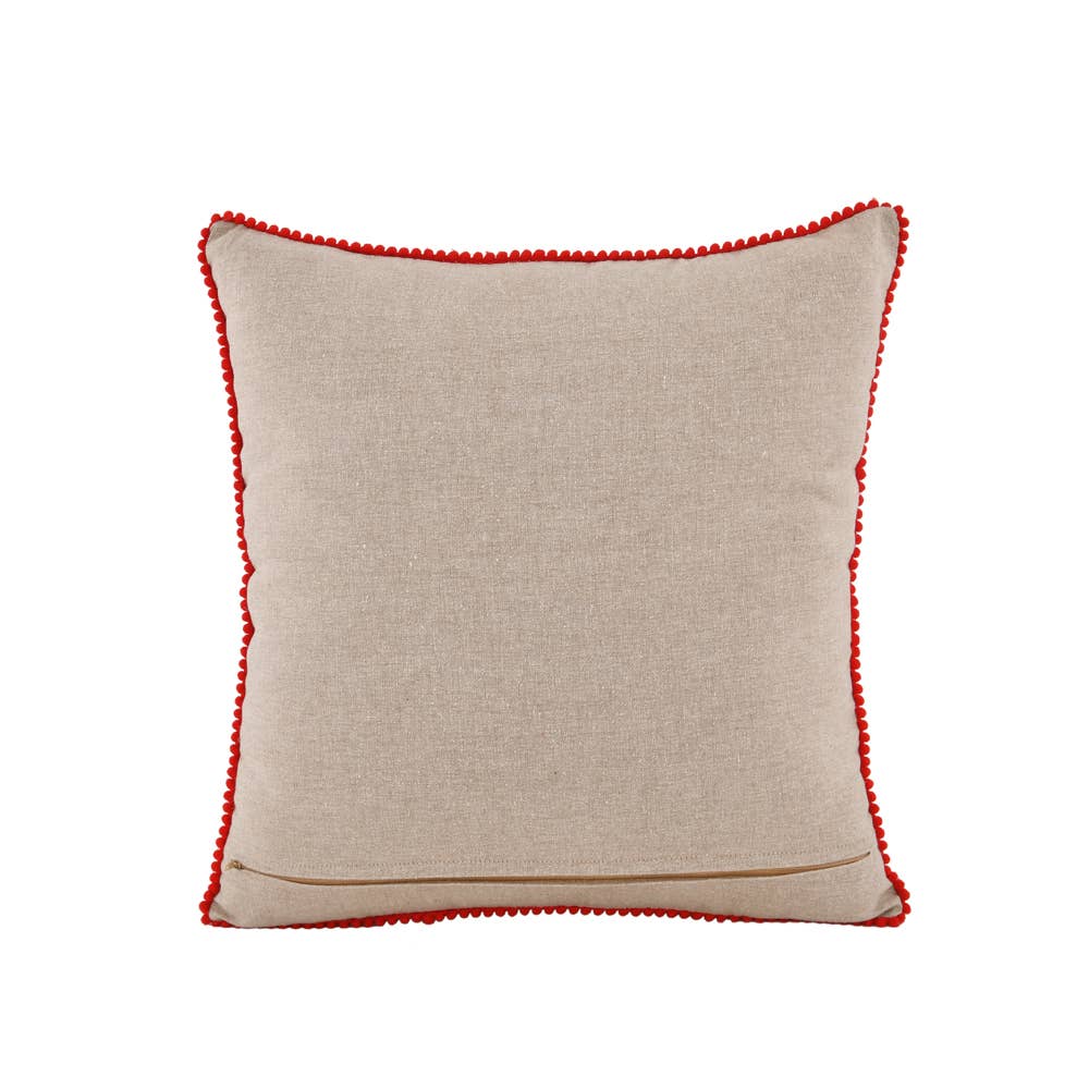 Karma Living - Wholesale Throw/Decorative Pillow - 2ABCC433_NTRD - Set/2 CHICKEN CORDUROY PILLOW  18x18"4