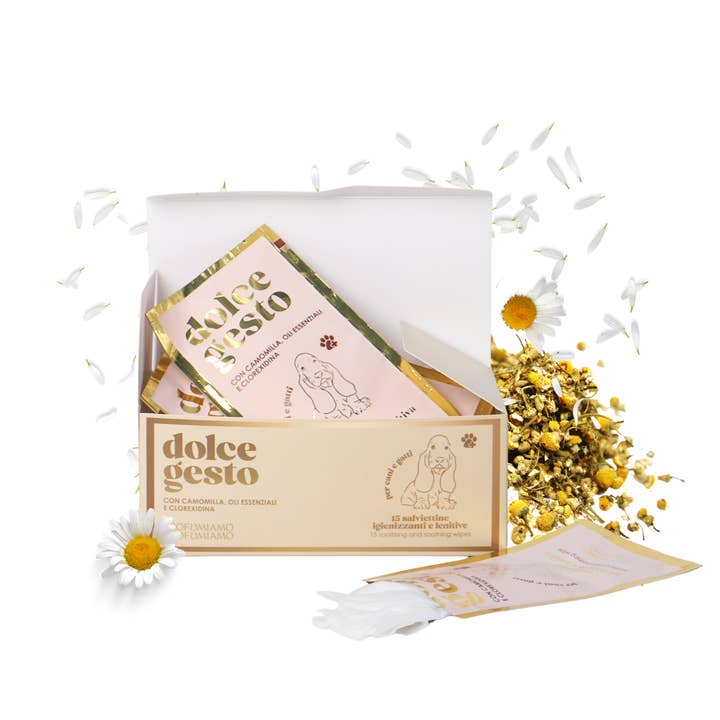 Profumiamo - Wholesale Pet Grooming Aid - Dog - DOLCE GESTO - Sanitizing Wipes For Animals2