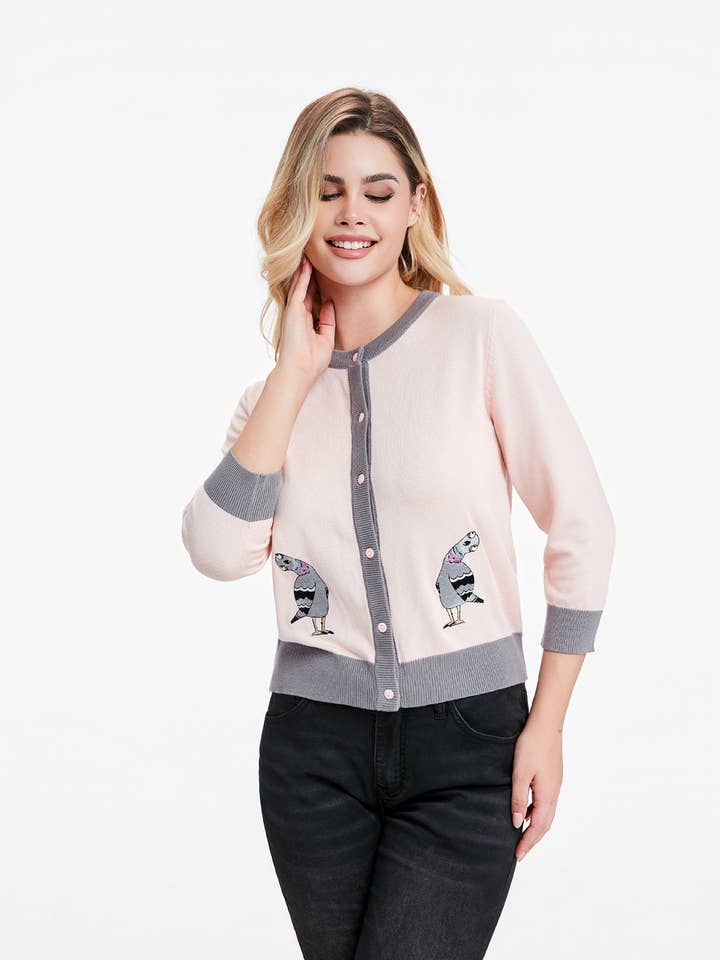 26206 | Leslie | Pigeons Swingin’ (Broderie) pour la vente par Miss Lulo