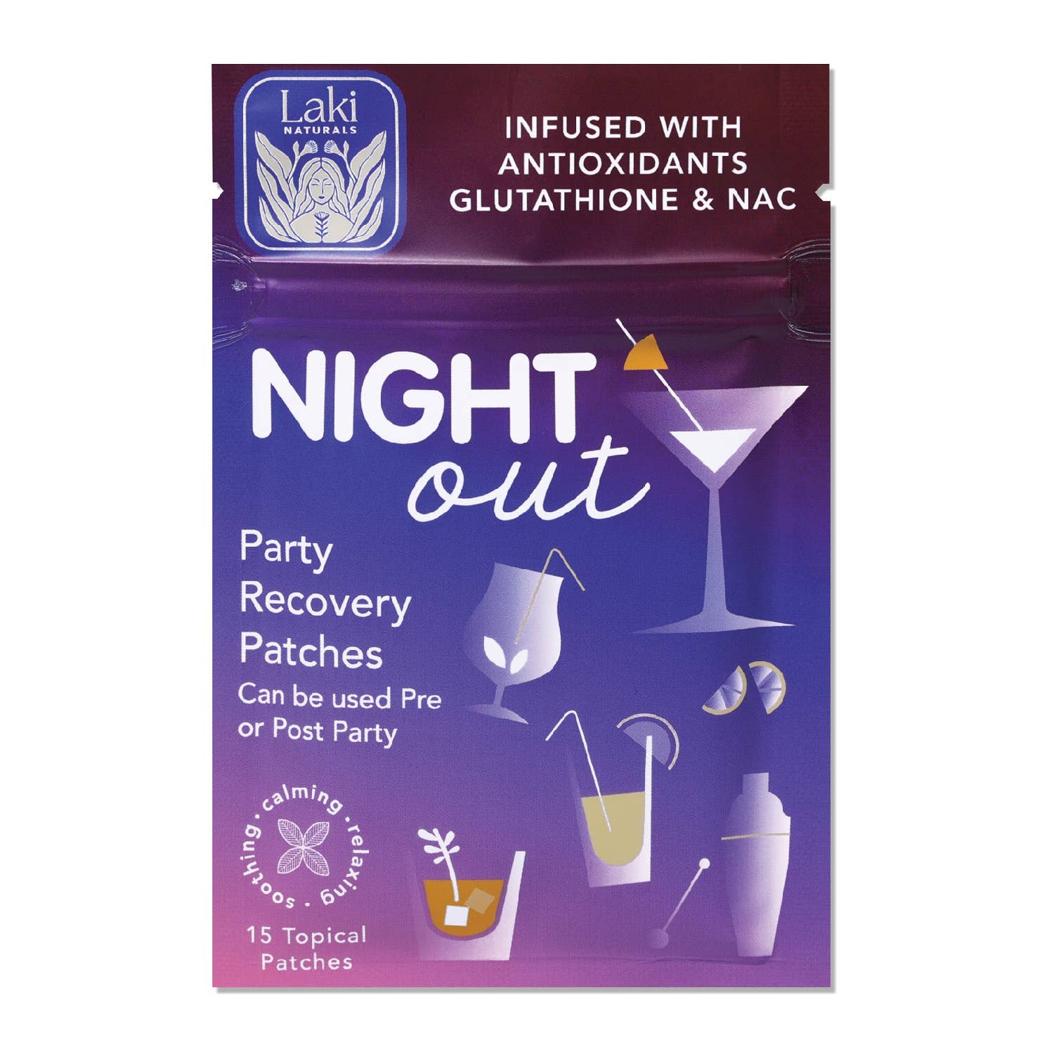 Laki Naturals – Großhandel Partygeschenk – Night Out Pflaster zur Unterstützung bei Kater2
