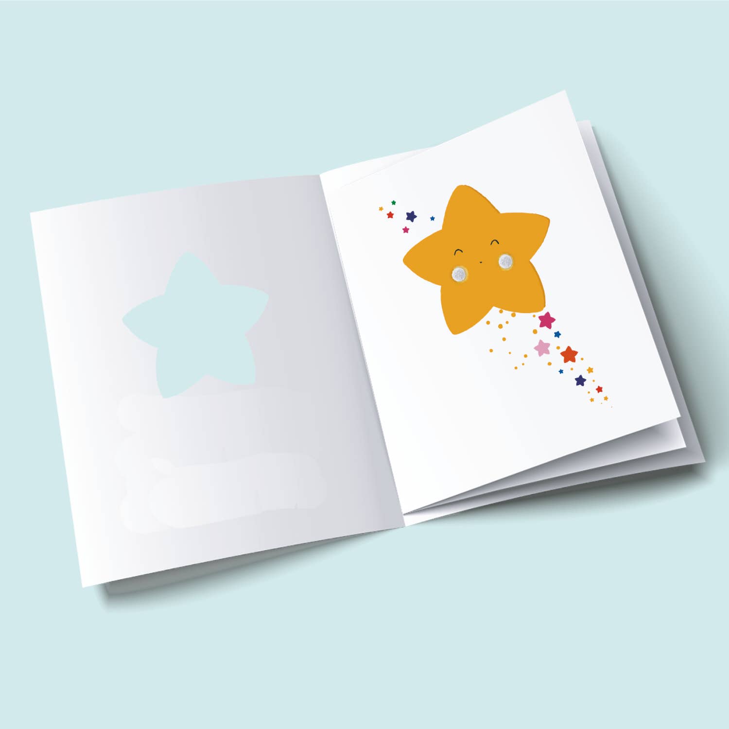 Second Nature Ltd - Wholesale Everyday Greeting Card - Star - Sorbet Sunshine - Second Nature1