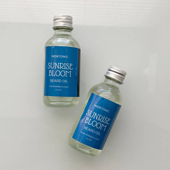 Óleo de barba de marca própria Sunrise Bloom por atacado de IndieTonic