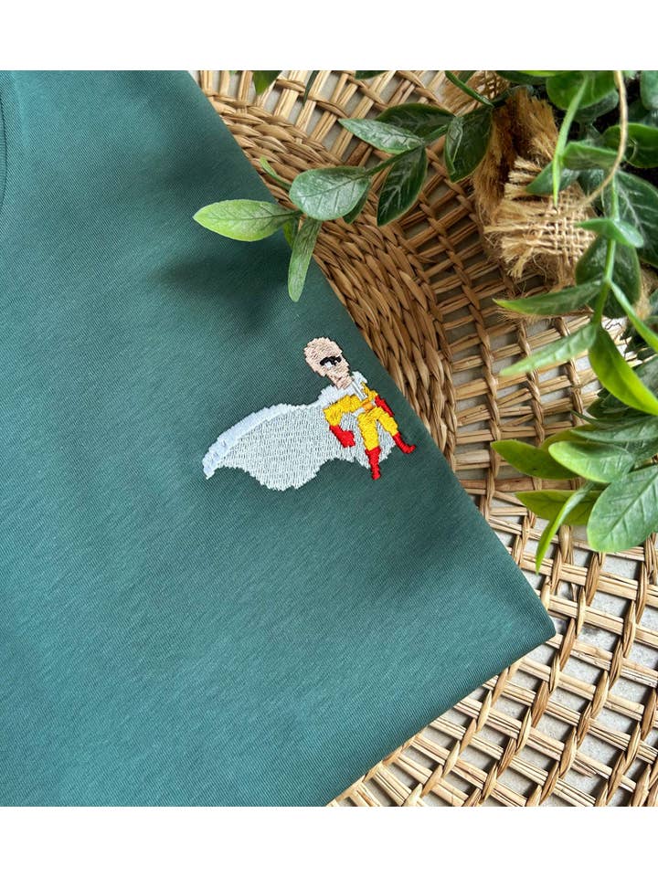 Juste un t-shirt - Wholesale T-Shirt - Men's - Embroidered T-shirt - One Punch Man
