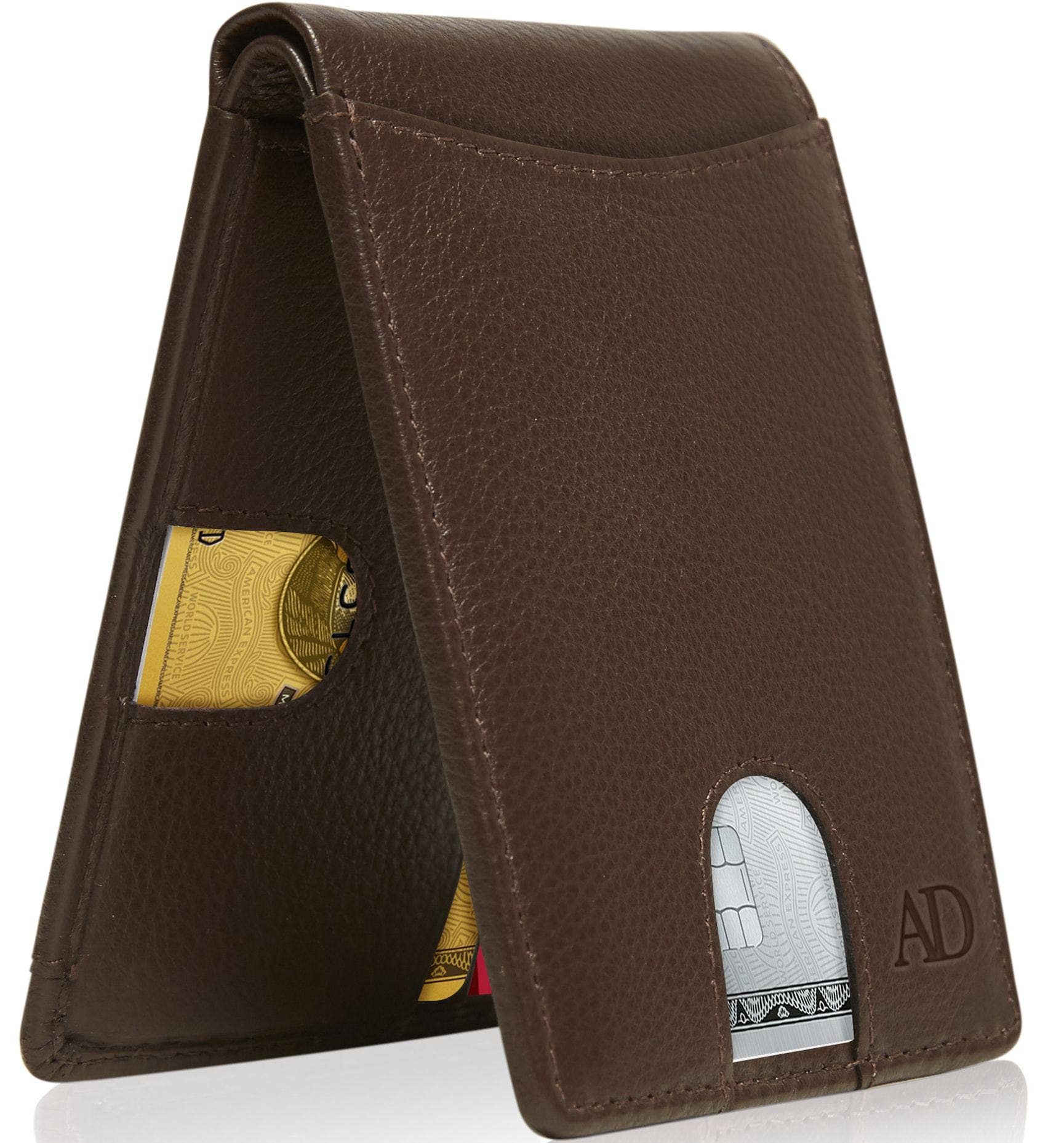 Access Denied Accessories - Vente Portefeuille – homme - Portefeuilles Bifold pour Hommes Portefeuille Mince en Cuir RFID avec Sangle de Tirage12