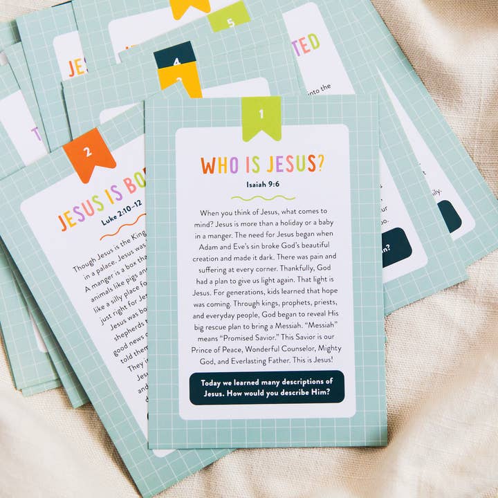 The Daily Grace Co - Wholesale Learning Cards - Kids & Baby - Life of Jesus Kids Cards Set
