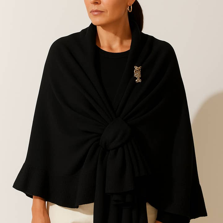 J'envie - Vendita all'ingrosso Stola - Donna - Il Wrap con Volant della Domenica14