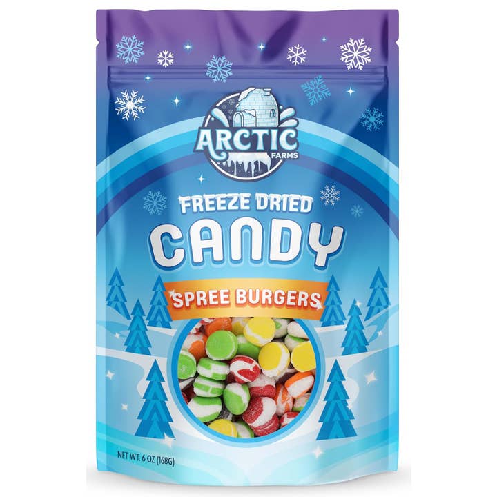 Arctic Farms - Wholesale Hard Candy - Spree Burgers Freeze Dried Crunchy Candy for Halloween