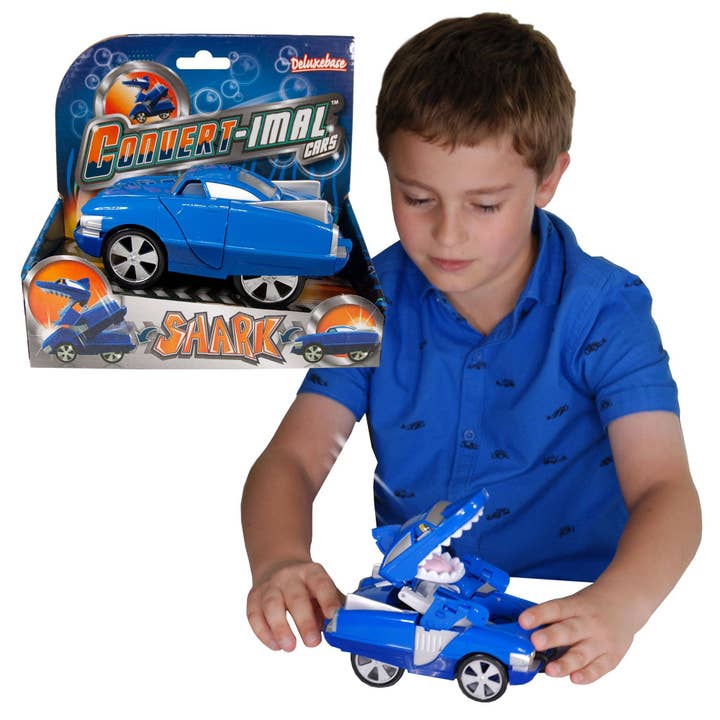 Convertimals Transformable Animal Cars - Shark for wholesale by Deluxebase