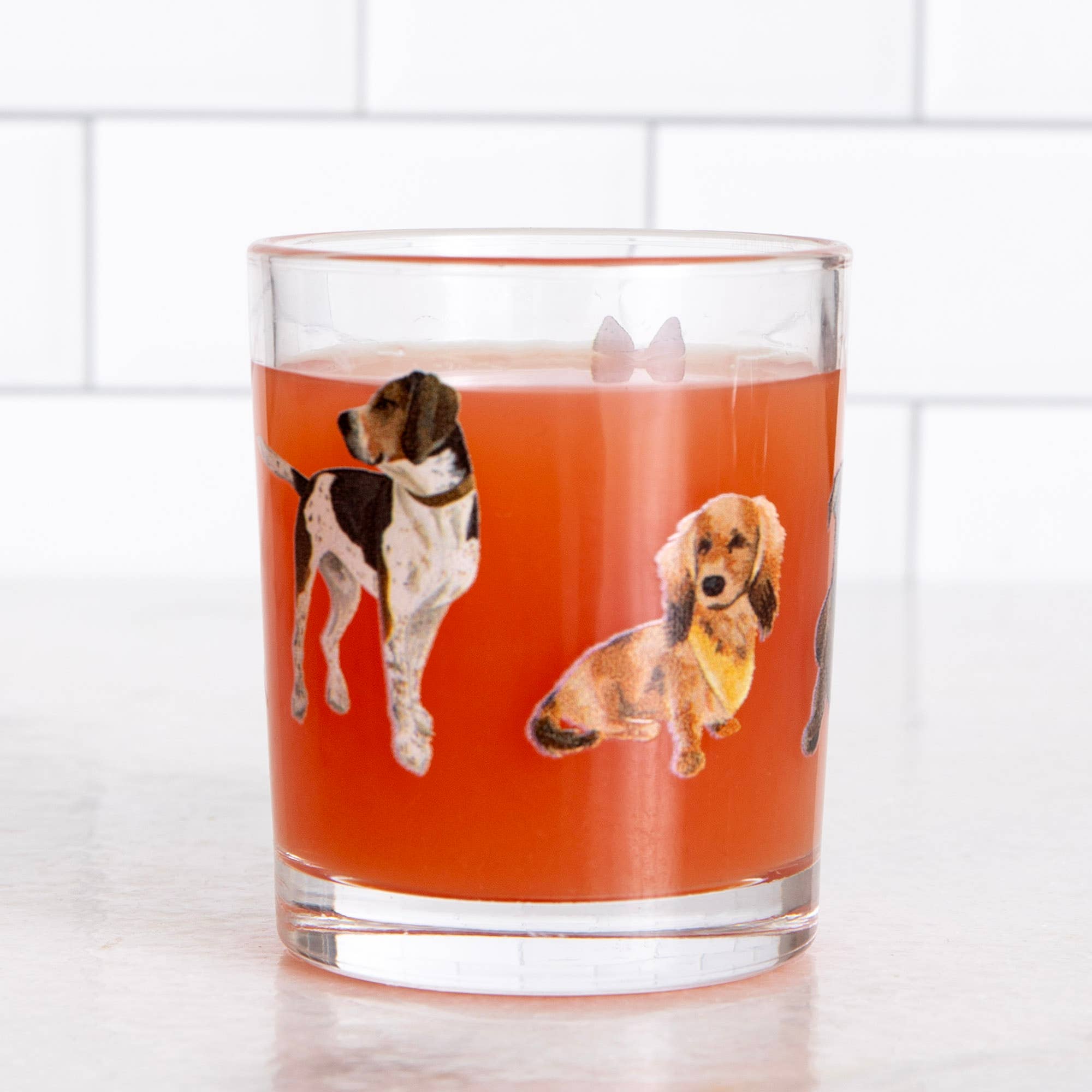 1canoe2 | One Canoe Two Paper Co. - Wholesale Drinking Glass/Cup - Furry Friends Dogs Short Juice Glass Set2