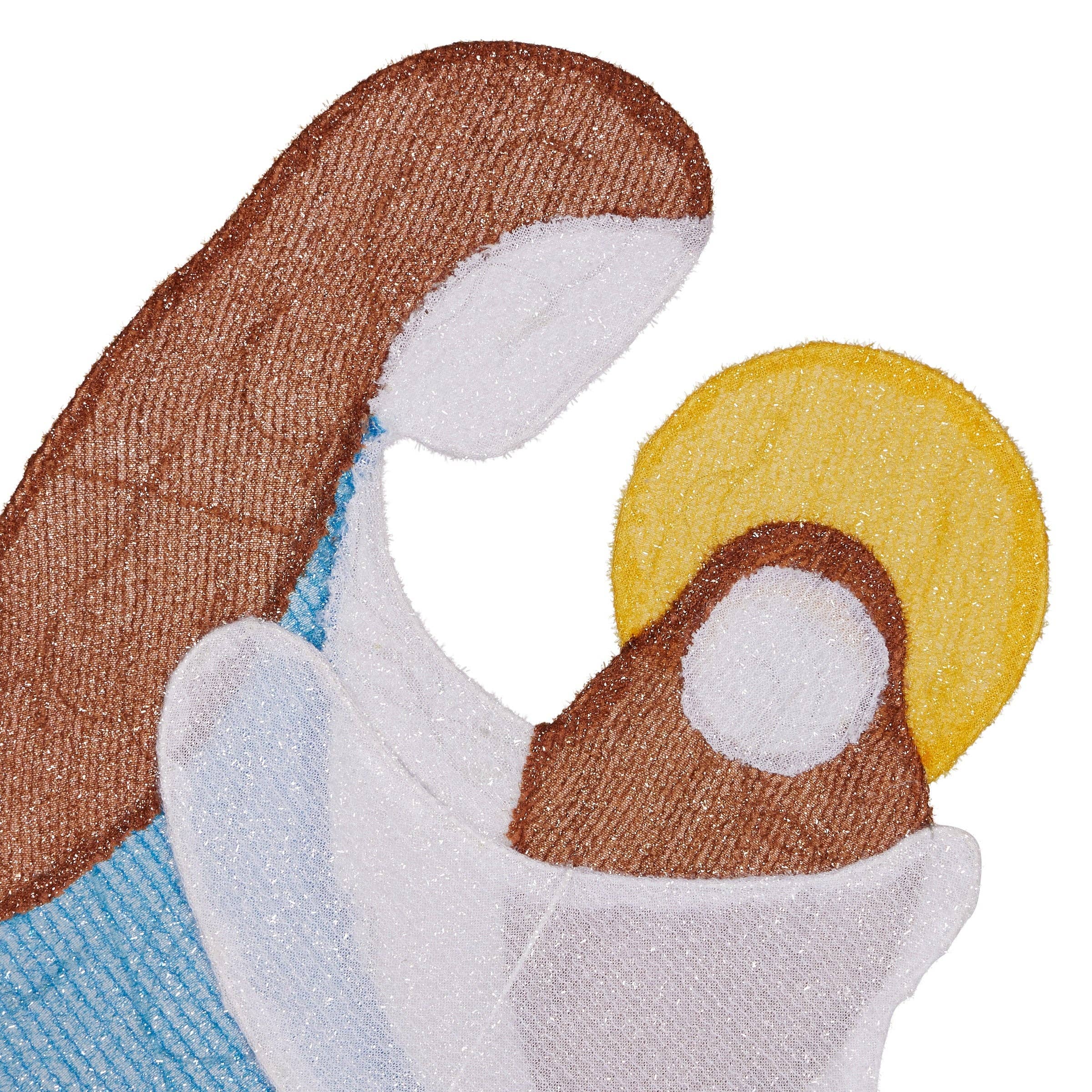 Seasonal LLC - Wholesale Nativity Scene Decor - Shooting Star Nativity Set with 160 Warm White LED Lights (Plug In)2