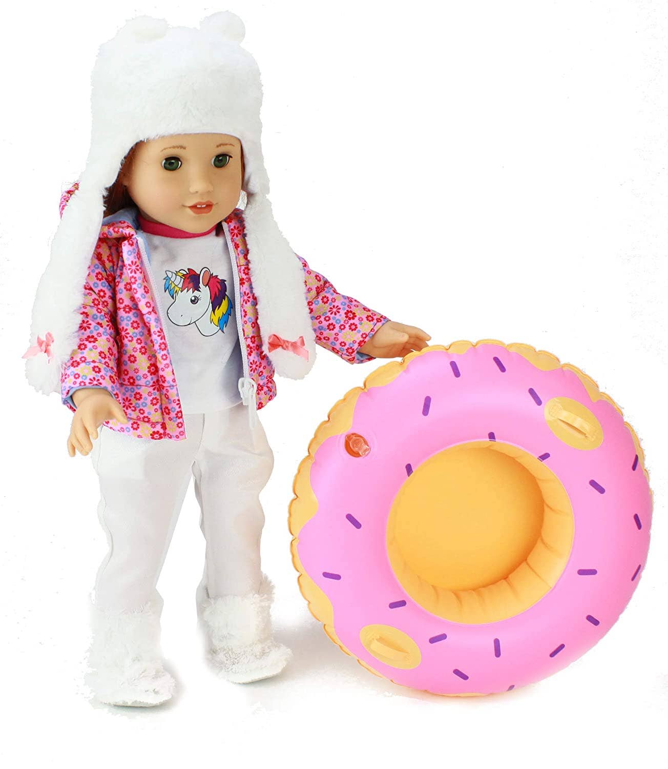 OrangeOnions - Wholesale Doll Clothing - Kids - Snow Tube Playtime Pack4