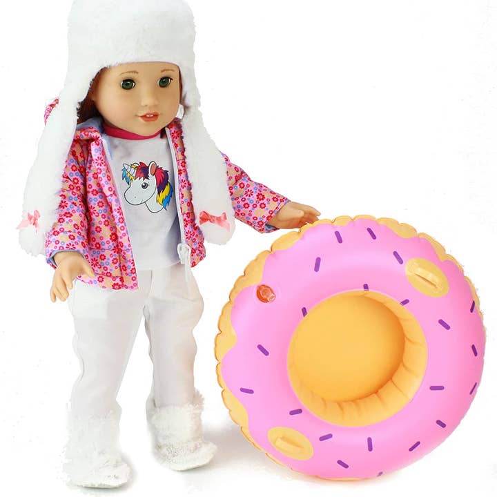 OrangeOnions - Wholesale Doll Clothing - Kids - Snow Tube Playtime Pack4