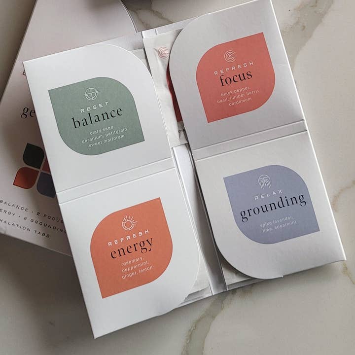 Breatherapy - Wholesale Aromatherapy Inhaler - GET UP + GO KIT — Energizing Aromatherapy Patch Set (8 ct.)5