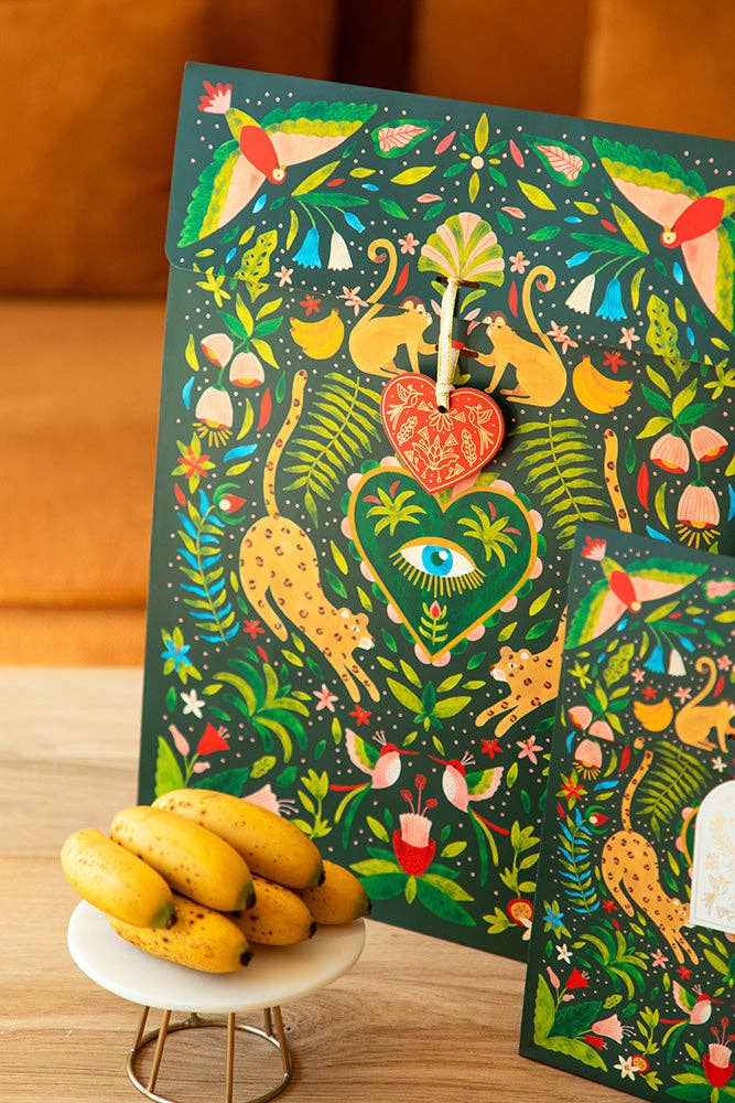 ALL THE WAYS TO SAY - Europe - Wholesale Gift Bag - Green jungle - Gift bag5